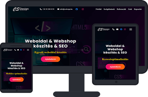 Weboldal és webáruház készítés